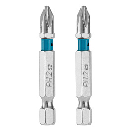 Бита PH2х50мм, сталь S2, шестигр., 2 шт. Gross