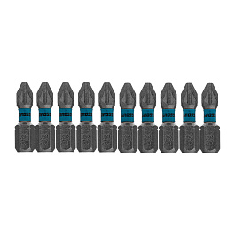 Бита торсионная PZ2 x 25 мм, для ударных шуруповертов, 10 шт. Gross