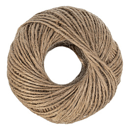 Шпагат джутовый, 1 мм, L 140 м, 2-ниточный, Сибртех