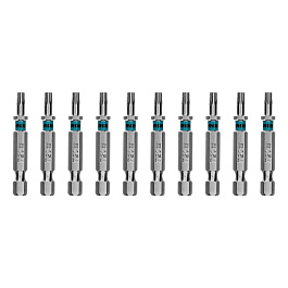 Бита Torx 20х50мм, сталь S2, шестигр., 10 шт. Gross