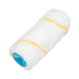 Миди-валик сменный ПОЛИАКРИЛ желтая полоса, 110мм, ворс 12мм, D 30мм, D ручки 6мм MTX
