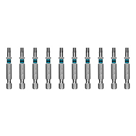 Бита Torx 25х50мм, сталь S2, шестигр., 10 шт. Gross