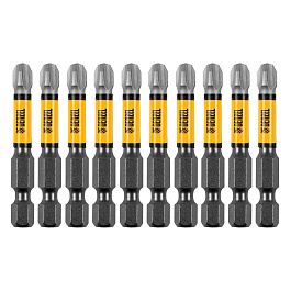 Бита IMPACT, PH3x50 мм, лазерная обработка шлица, сталь S2, 10 шт., Е 6,3 Denzel